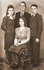 Antonina i Antoni Nowakowie z córką Stefanią i synem Janem